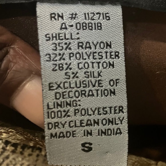 Indigo Moon Multi Print neutral patterned jacket - Picture 11 of 13